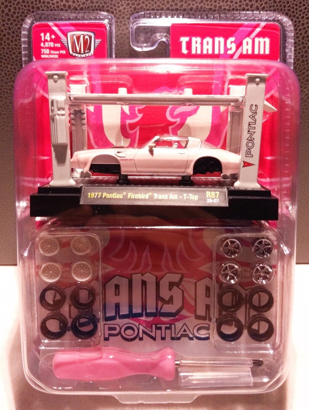 M2 1977 PINK PONTIAC FIREBIRD